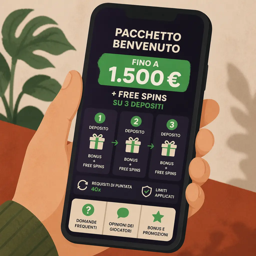 Bonus RockySpin Casino: pacchetto benvenuto visual guide for RockySpin Casino