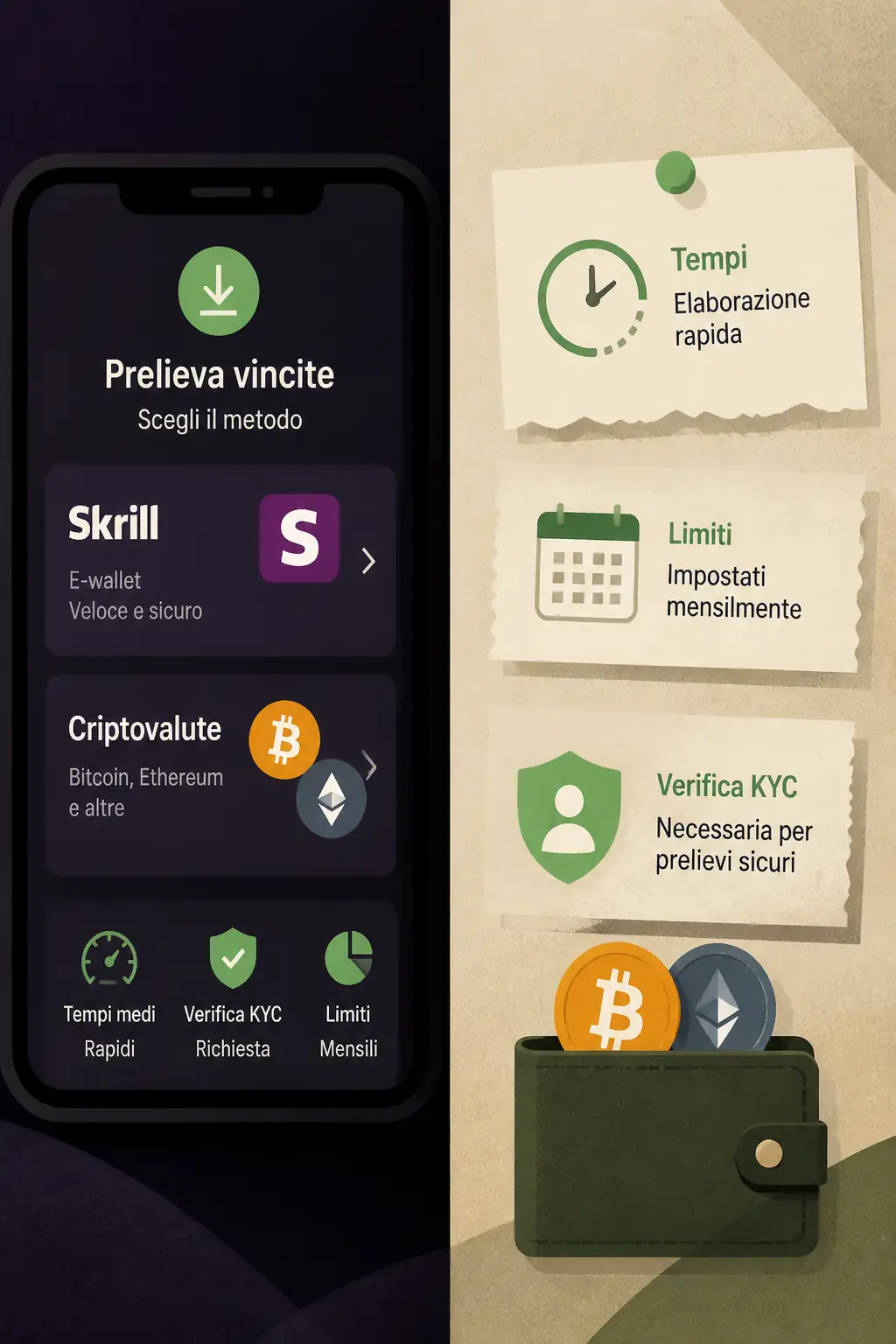 RockySpin Prelievo: metodi, limiti e tempi visual guide for RockySpin Casino